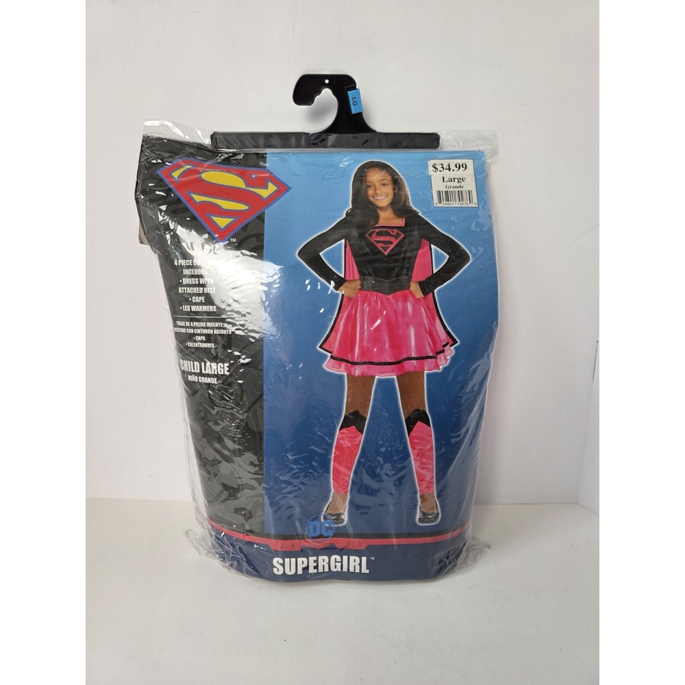 Halloween Costume DC Supergirl  Child size Large New
